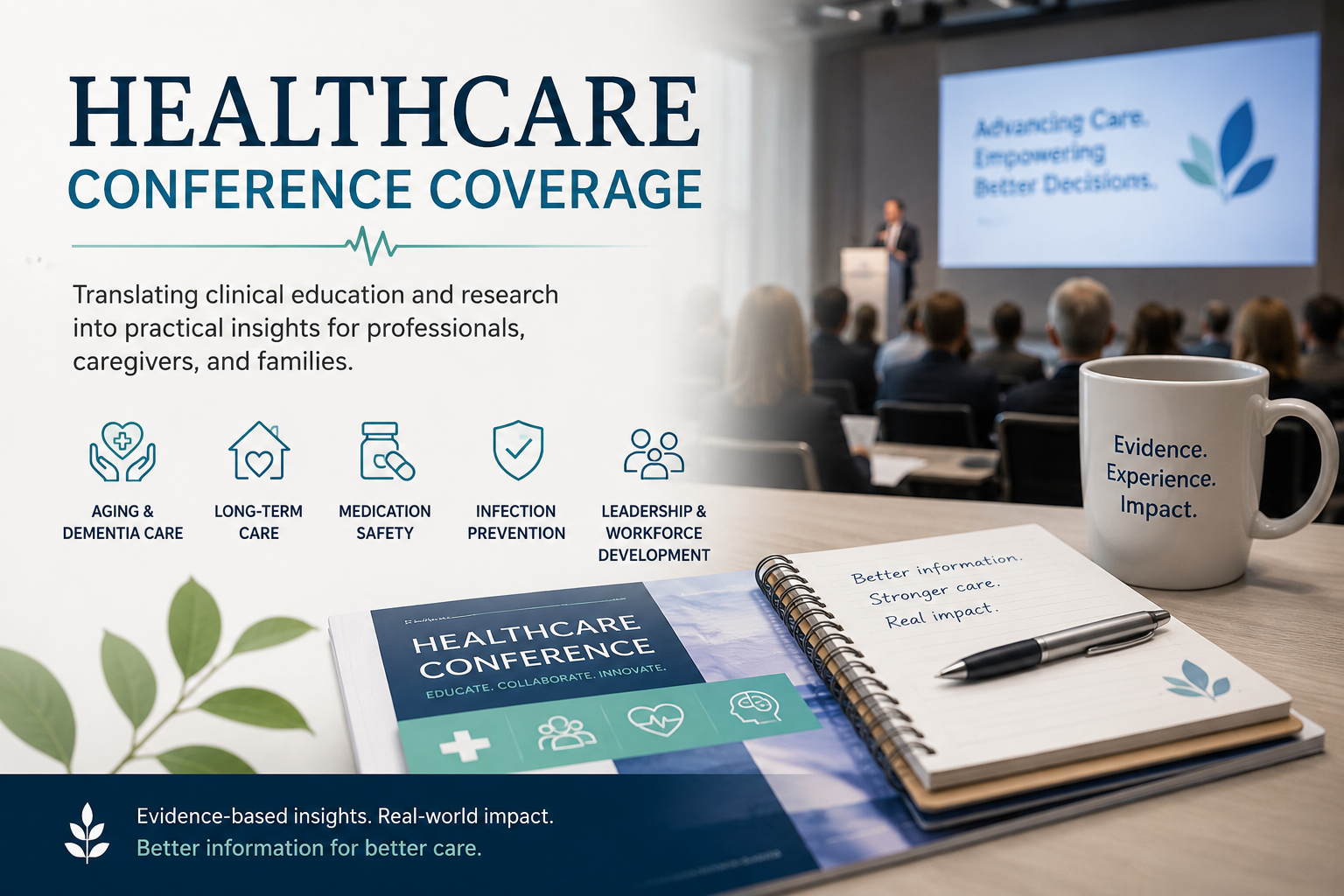 Healthcare conference coverage on aging, dementia care, and long-term care